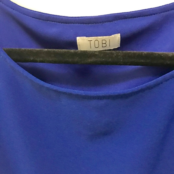Tobi Royal Blue Shift Dress XSmall - Picture 2 of 3